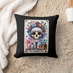 Hairdresser Tarot Card Pillow