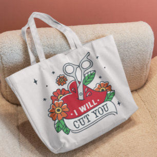 Hairdresser Tattoo Tote Bag