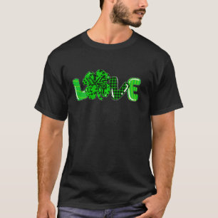 Hairdresser Tools Love Shamrock Hairstylist St Pat T-Shirt