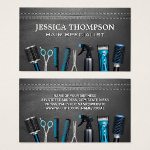 Hairdresser Tools   Stitched Leather