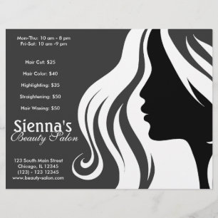 Hairdresser (White) Flyer