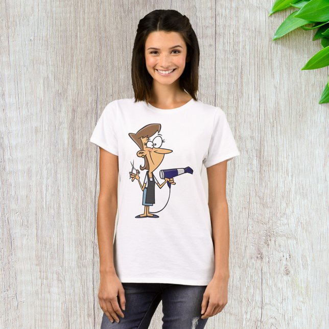 Hairdresser With Scissors T-Shirt (Creator Uploaded)