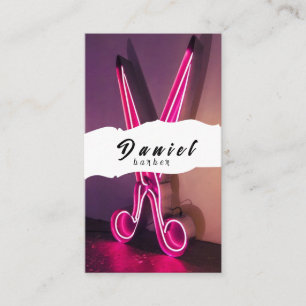 Hairdressers and Barbers - Stand Out with Style Business Card