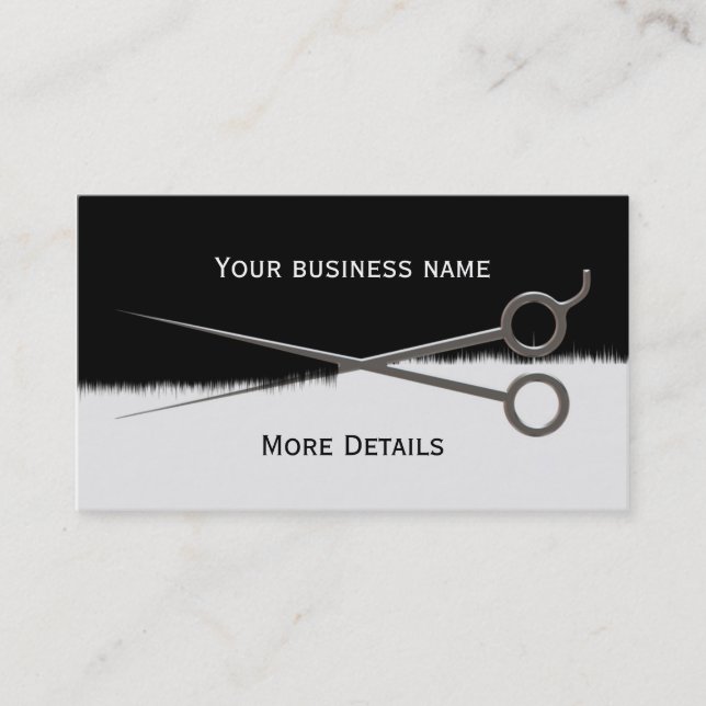 Hairdressers Business Card (Front)