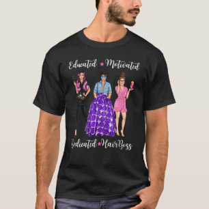 Hairdressing Hairdressers Esthetician Beauty Queen T-Shirt
