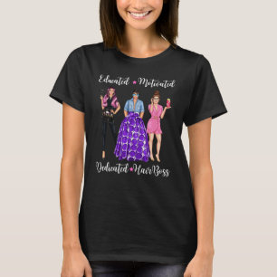 Hairdressing Hairdressers Esthetician Beauty Queen T-Shirt