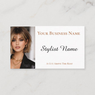 Hairdressing Template Personalize  Business Card