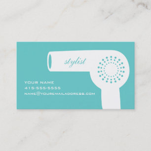 Hairdryer Stylist Card