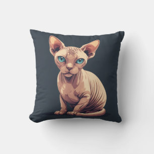 Hairless cat sphynx pillow