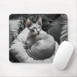 Hairless Sphynx Cat Mouse Mat