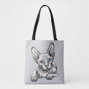 Hairless Sphynx Cat Tote Bag