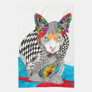 Hairless Sphynx Kitchen Towel