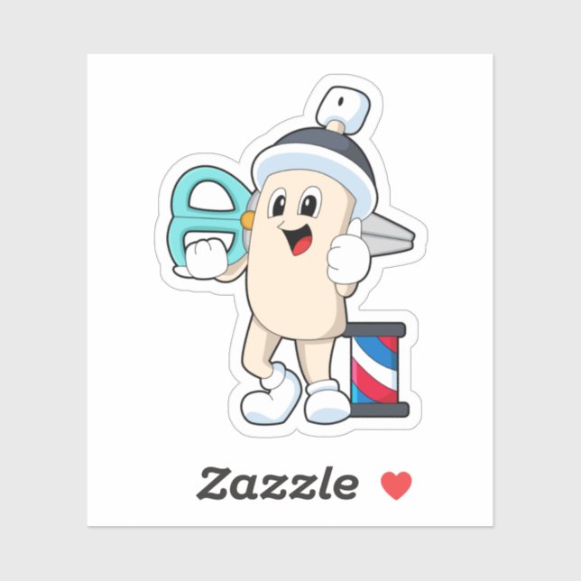 Hairspray as Hairdresser with Scissors (Sheet)