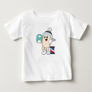 Hairspray as Hairdresser with Scissors Baby T-Shirt