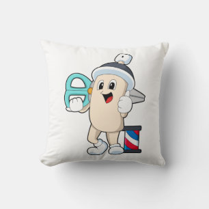 Hairspray as Hairdresser with Scissors Cushion