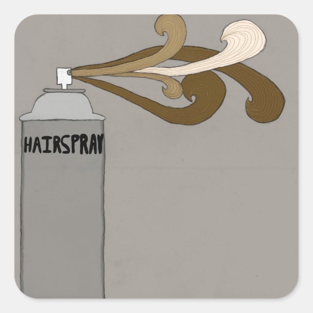 Hairspray Sticker (Front)