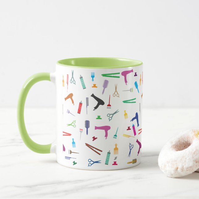 Hairstyles tools 2 mug (With Donut)