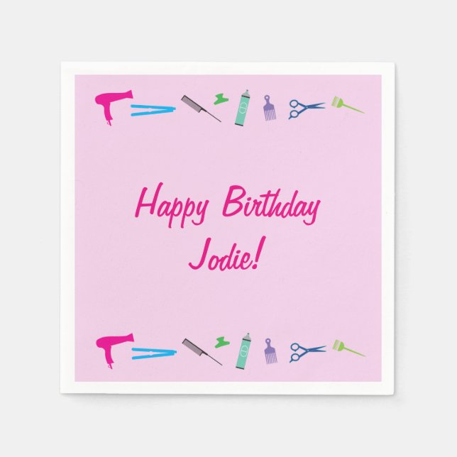 Hairstyles tools 2 napkin (Front)