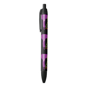 Hairstyles tools black ink pen