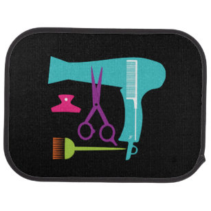 Hairdresser Car Floor Mats Zazzle Co Uk