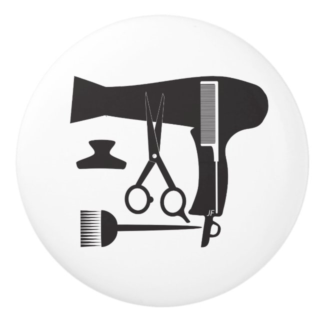 Hairstyles tools ceramic knob (Front)