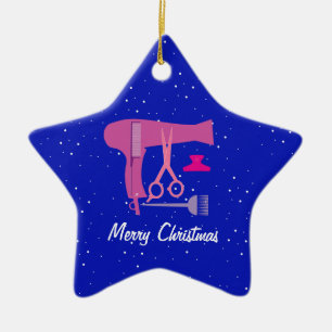 Hairstyles tools ceramic tree decoration