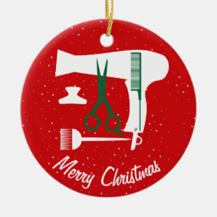 Hairstyles tools ceramic tree decoration