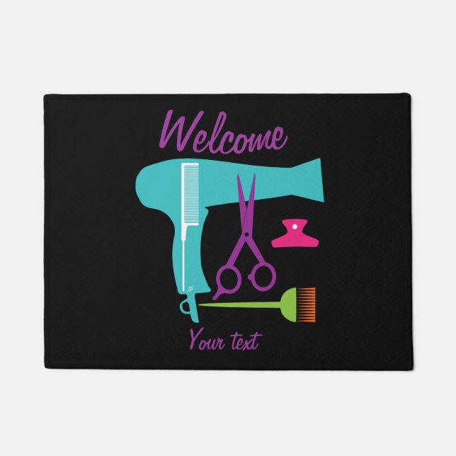 Hairstyles tools doormat (Front)