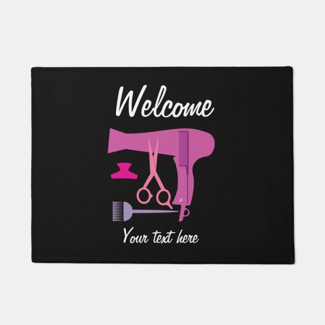 Hairstyles tools doormat (Front)