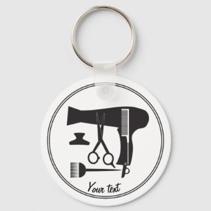 Hairstyles tools key ring