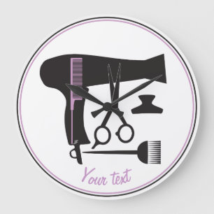 Hairstyles tools large clock