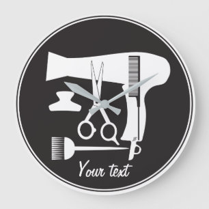 Hairstyles tools large clock