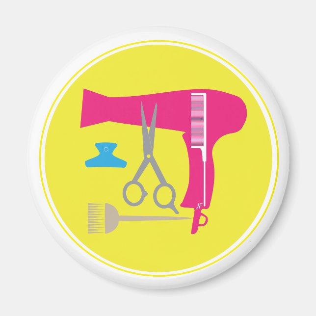 Hairstyles tools magnet (Front)