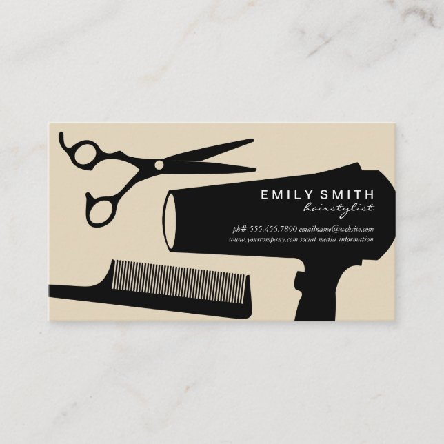 Hairstylist Appointment Card (Front)