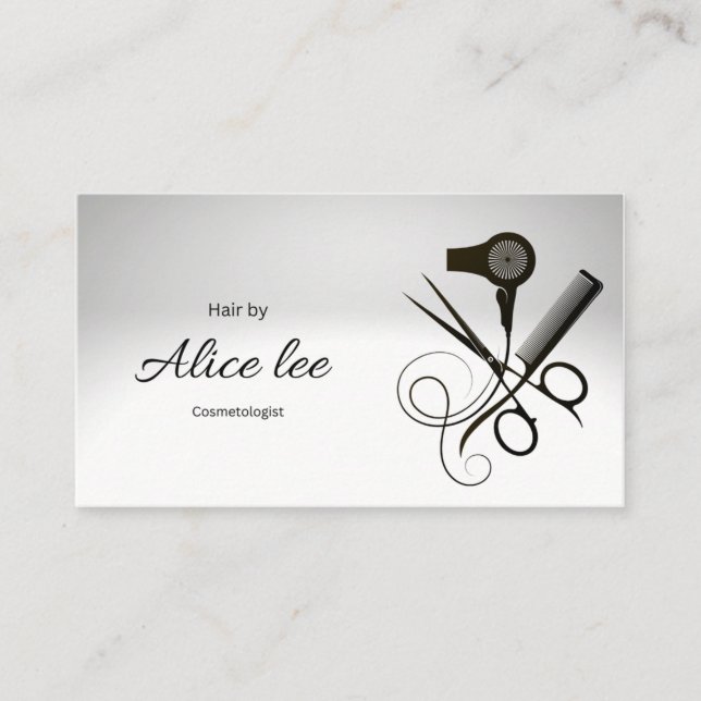Hairstylist Business Card (Front)
