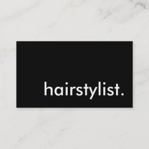 hairstylist. business card