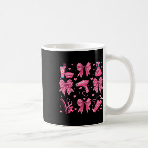 Hairstylist Coquette Valentine Pink Bow Salon Love Coffee Mug
