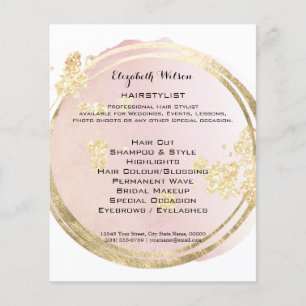 hairstylist flyer