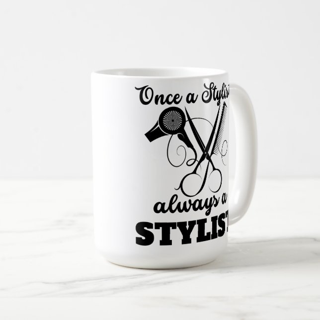 Hairstylist Gift Hairdresser Gift Coffee Mug (Front Right)