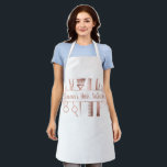 Hairstylist Hair Dresser Salon Personalised Apron<br><div class="desc">This design may be personalised by choosing the customise option to add text or make other changes. If this product has the option to transfer the design to another item, please make sure to adjust the design to fit if needed. Contact me at colorflowcreations@gmail.com if you wish to have this...</div>