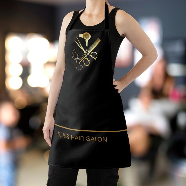 Hairstylist Hair Dresser Salon Personalised Apron (Creator Uploaded)