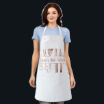 Hairstylist Hair Dresser Salon Personalised Apron<br><div class="desc">This design may be personalised by choosing the customise option to add text or make other changes. If this product has the option to transfer the design to another item, please make sure to adjust the design to fit if needed. Contact me at colorflowcreations@gmail.com if you wish to have this...</div>