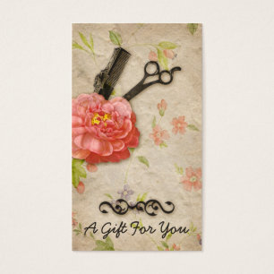 hairstylist hair stylist gift card certificate