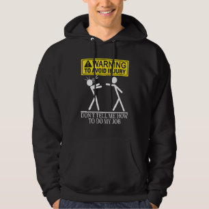 Hairstylist Hairdresser Barber Warning To Avoid In Hoodie