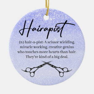 Hairstylist, Hairdresser Christmas Ornament
