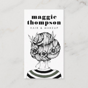 HAIRSTYLIST Hairstylist & Beautician Business Ca Business Card