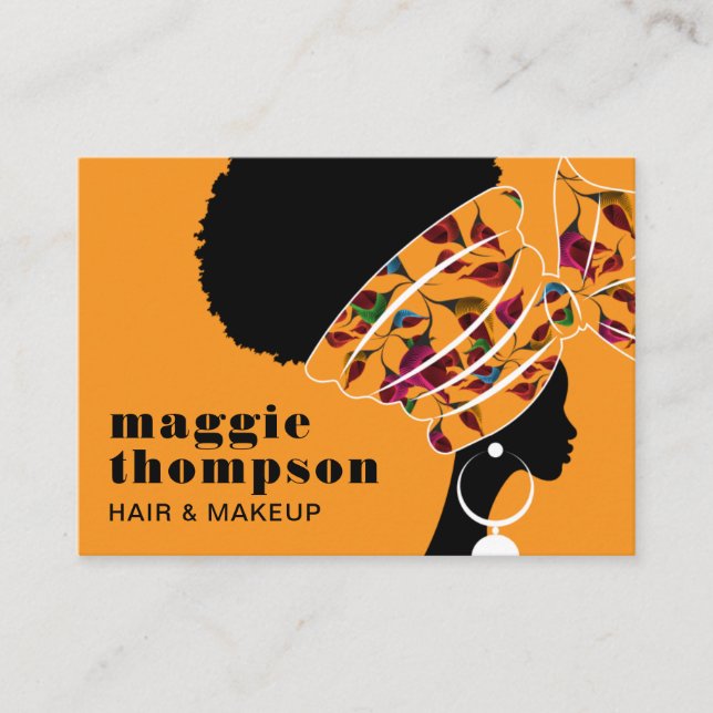 HAIRSTYLIST | Hairstylist & Beautician Business Ca Business Card (Front)