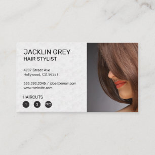 Hairstylist   Modern Design   Loyalty Card
