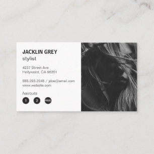 Hairstylist   Modern Loyalty Card