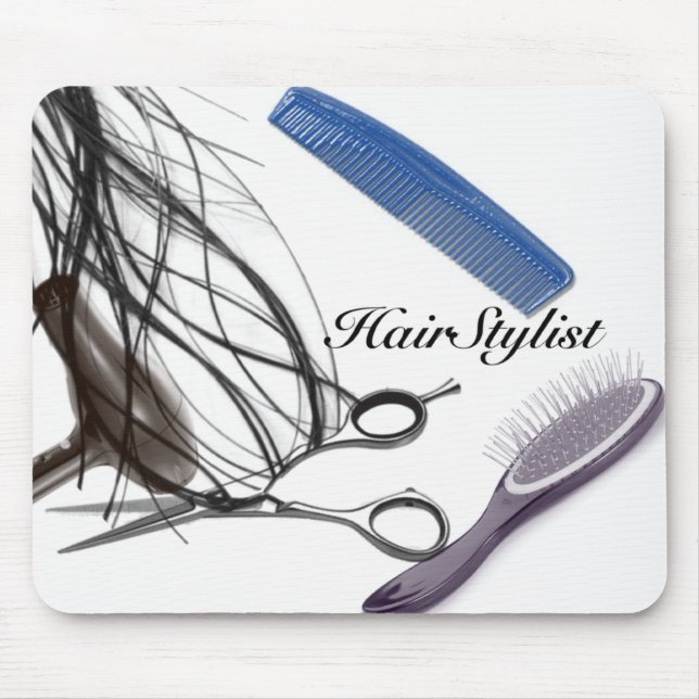 hairstylist mouse pad (Front)